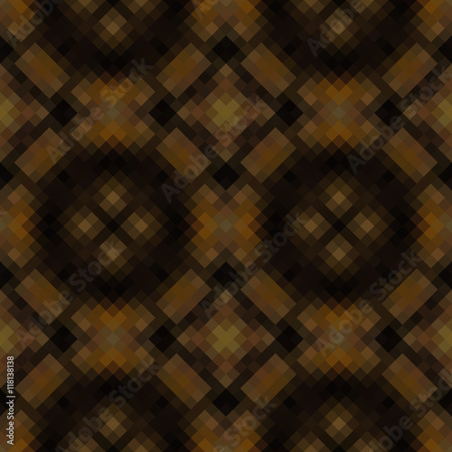 Kaleidoscopic low poly rhomb style vector mosaic background