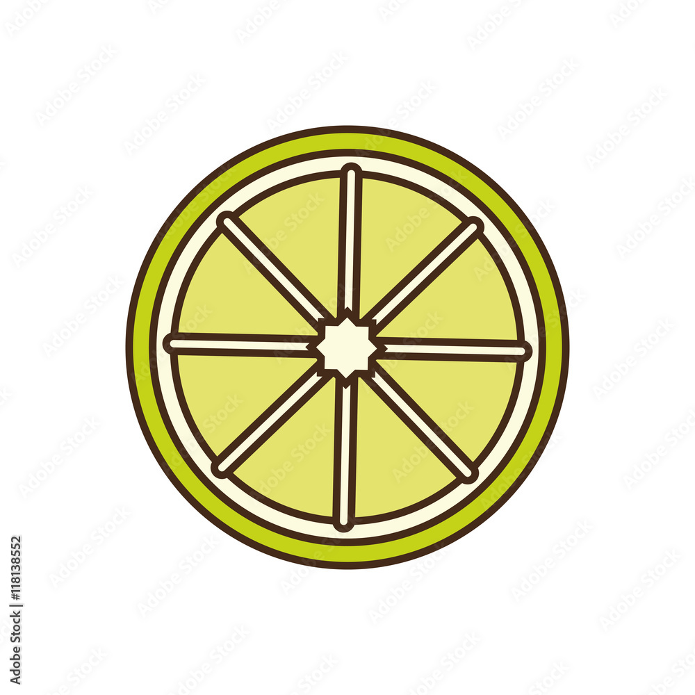 lemon fruit healthy food icon. Isolated and flat illustration, vector lemon fruit healthy food icon. Isolated and flat illustration, vector