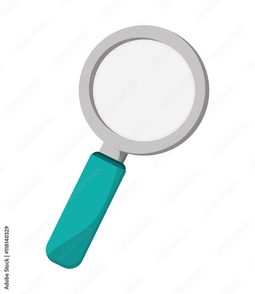 flat design magnifying glass icon vector illustration flat design magnifying glass icon vector illustration