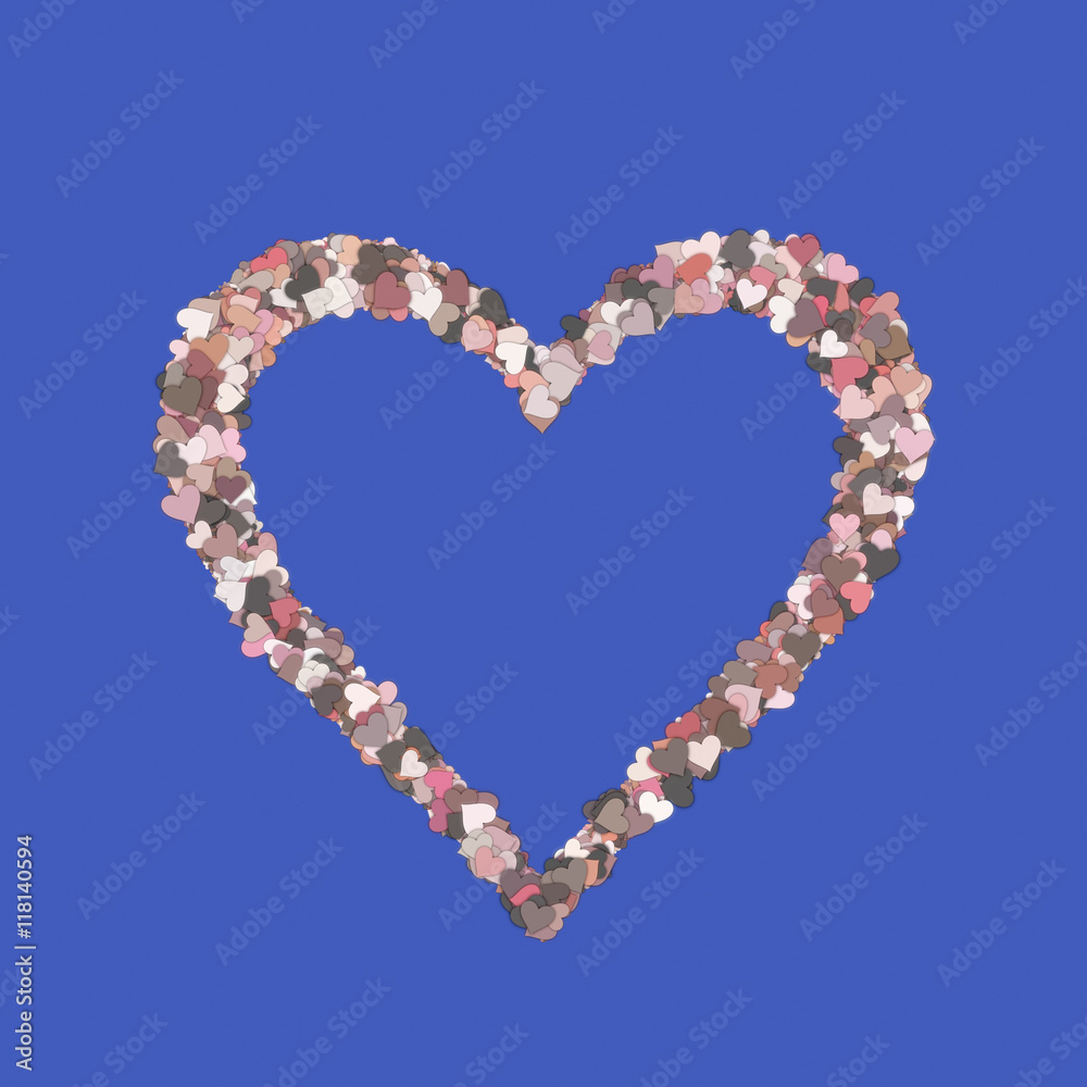 Obraz premium Love heart Valentine shape