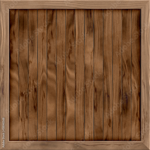 Wood crate generated hires texture