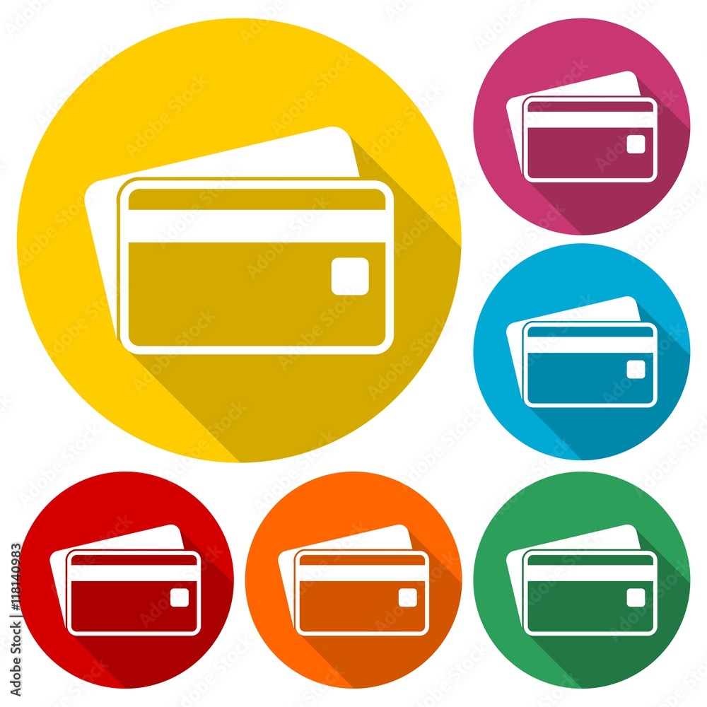 Credit Card icons set Credit Card icons set