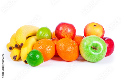 isolated fruit on a white background