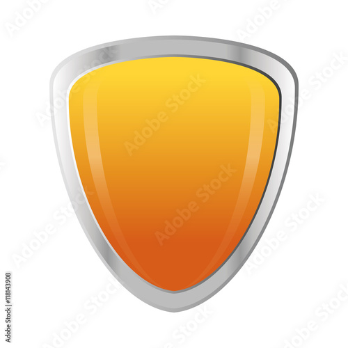 Free Download flat design shield emblem icon vector illustration - GFXLoad