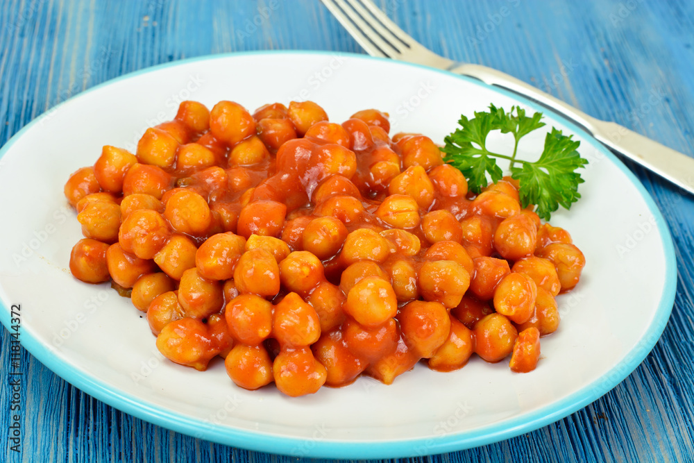 Chickpea in Curry