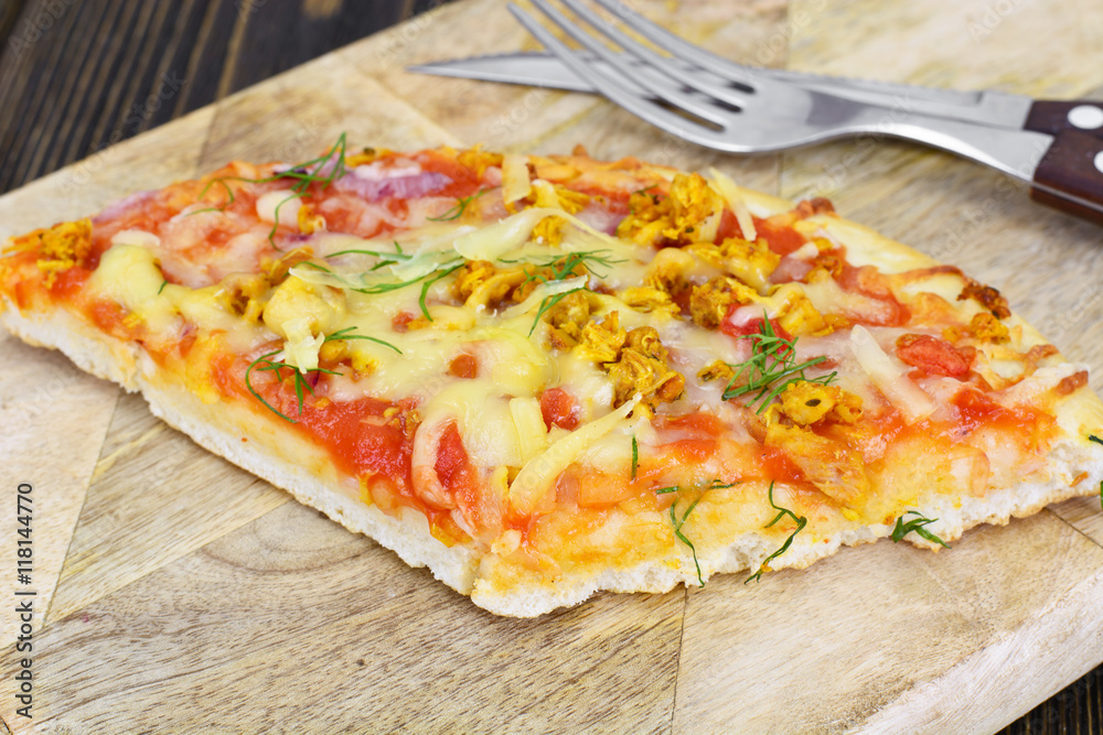 Pizza with Mushroom, Cheese, Mozzarella, Olives and Basil Pizza with Mushroom, Cheese, Mozzarella, Olives and Basil