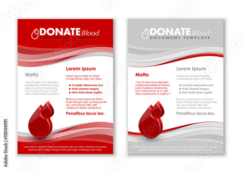 Donate blood document templates