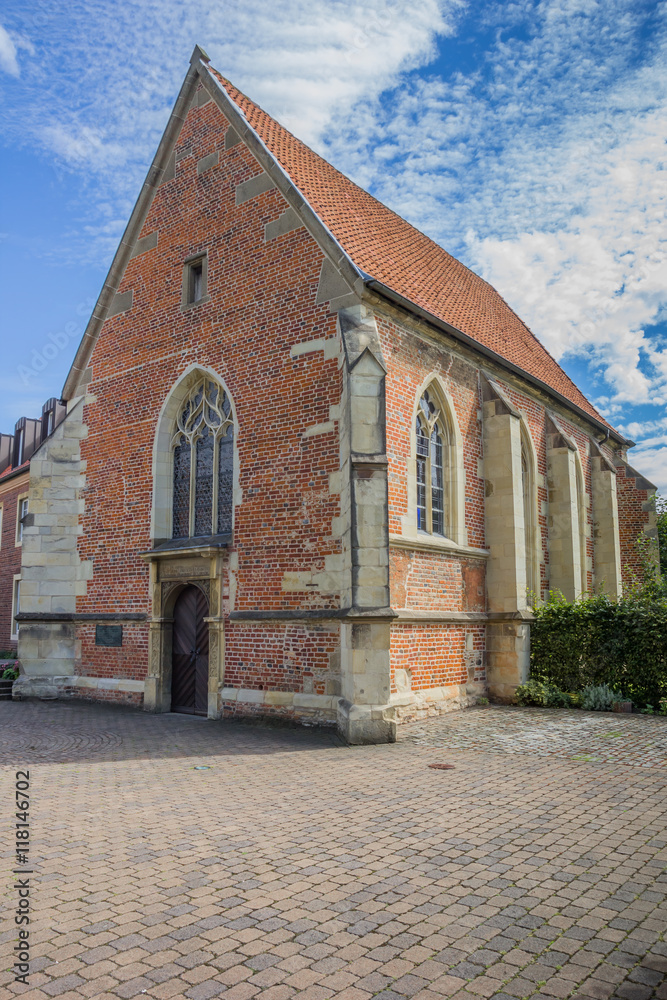 Church Johannes Kapelle in the historical center of Munster