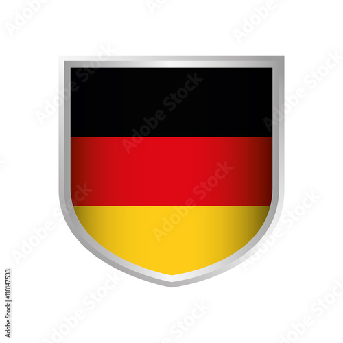 Free Download flag shield colors germany europe icon. Isolated and flat illustration - GFXLoad