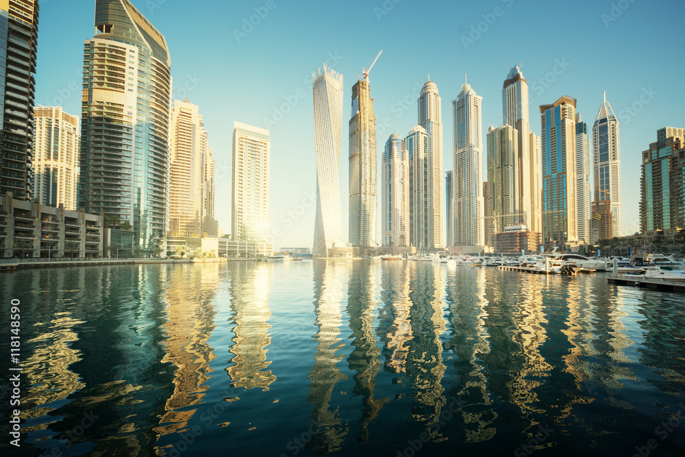 Fototapeta premium Dubai Marina, United Arab Emirates