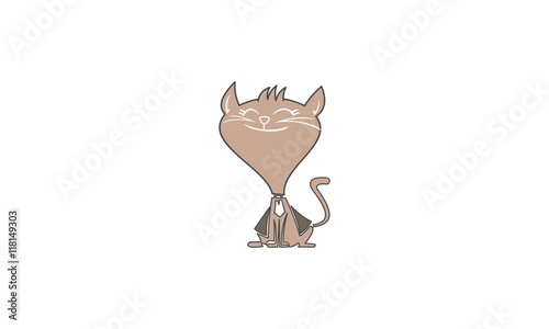 Cute Smile Miauw Cat 