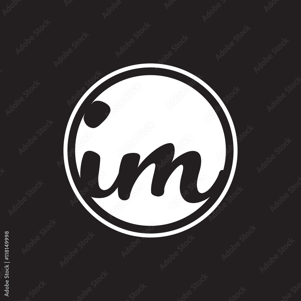 initial letter logo circle with ring initial letter logo circle with ring