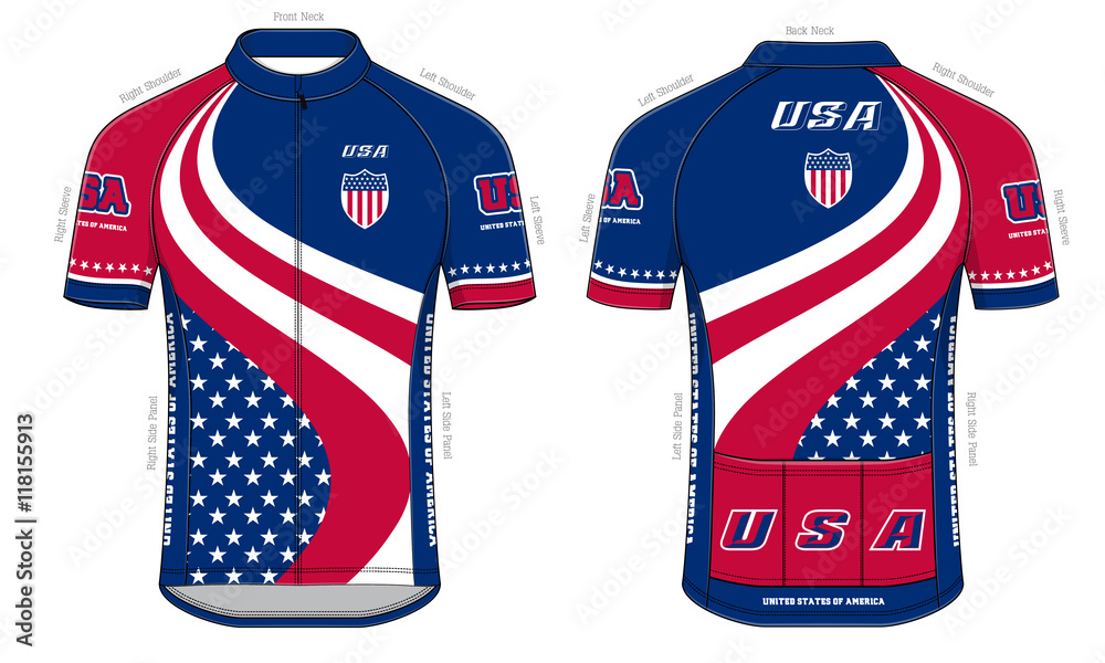 Naklejka premium Cycle-Jersey