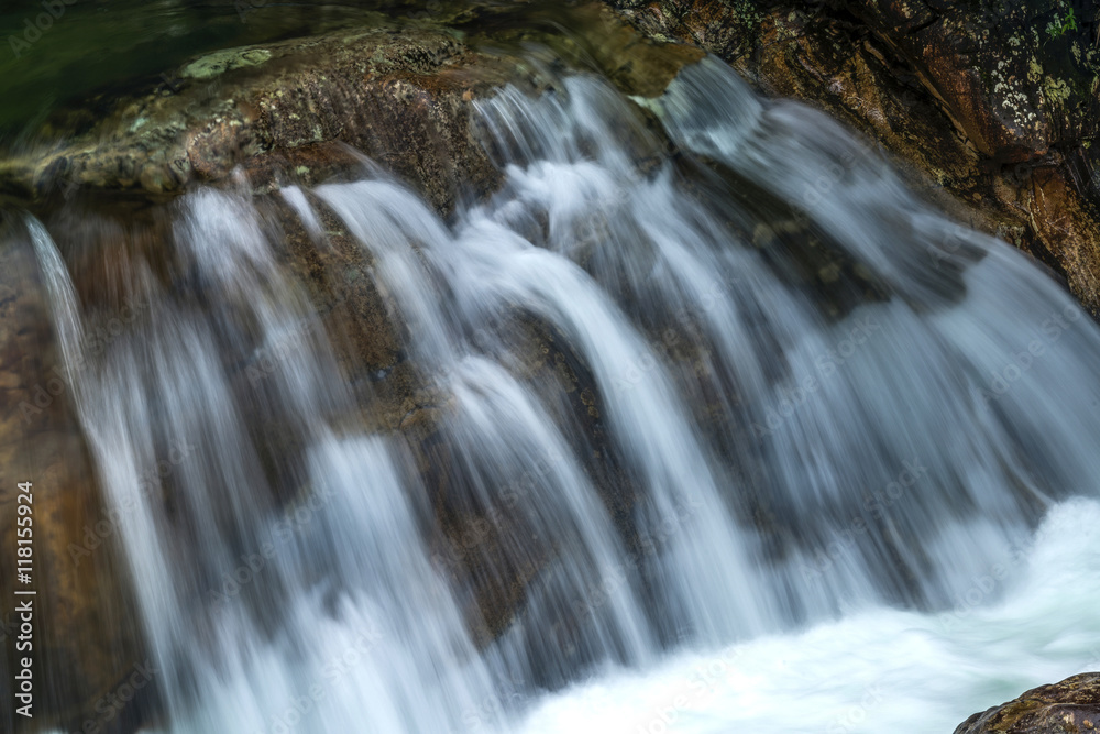 Obraz premium Mountain waterfall