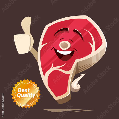 Piece of red raw fresh meat