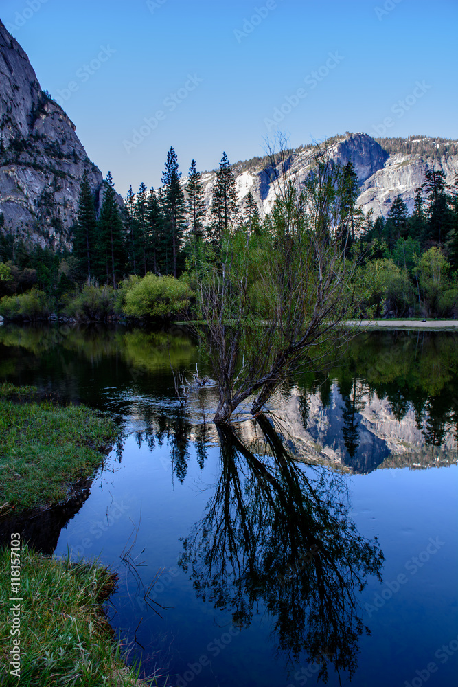 Yosemite Mirror Lake Reflection