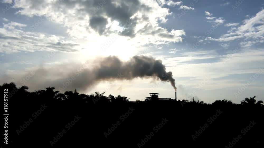 Pollution concept,Smoke from industry Pollution concept,Smoke from industry