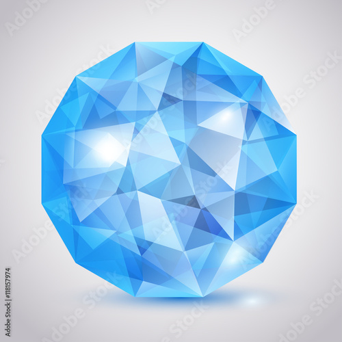 Big blue crystal