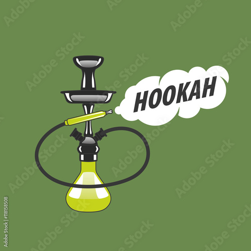 vector logo hookah