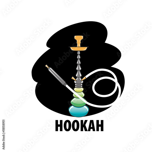 vector logo hookah