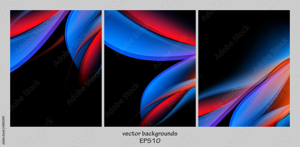 Fototapeta premium vector backgrounds set