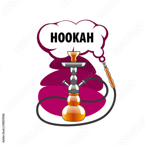 vector logo hookah