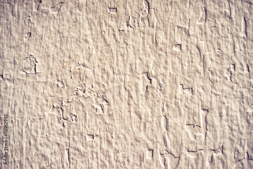 crackle old white color on concrete texture