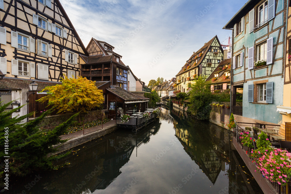 Autumn Colmar in the morning, France