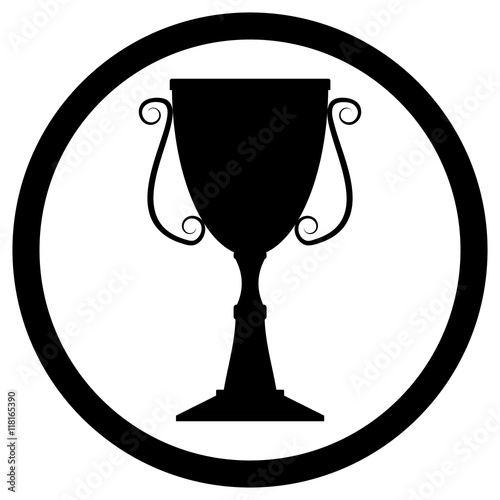 Trophy cup black