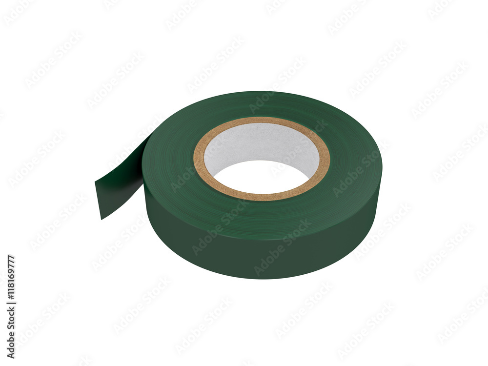 Duct tape Isolated on White Background, 3D rendering Duct tape Isolated on White Background, 3D rendering