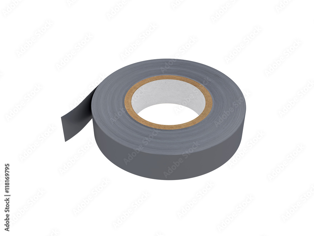 Duct tape Isolated on White Background, 3D rendering Duct tape Isolated on White Background, 3D rendering