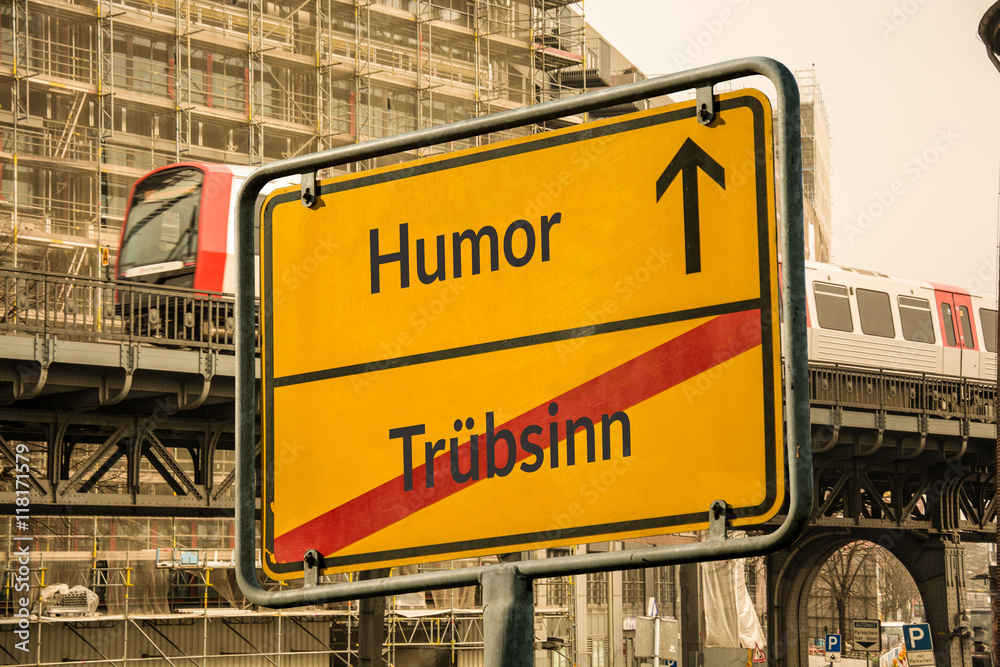 Obraz premium Schild 113 - Humor