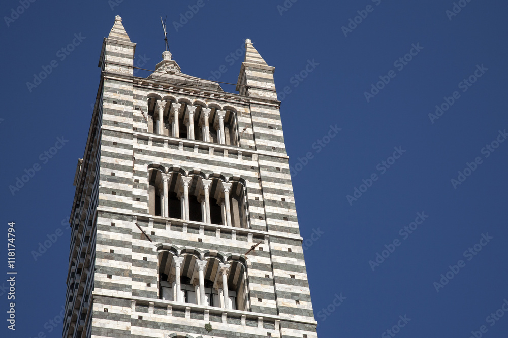 Tower of Sienna Cathedral Church