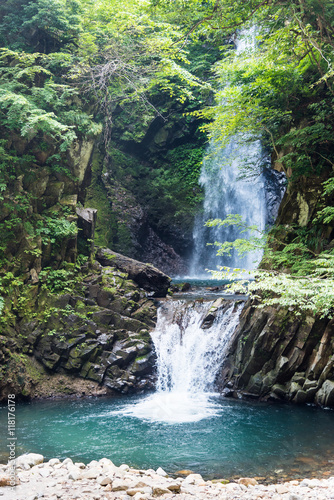 Daisentaki; waterfall in Mt. Daisen, Tottori Pref. Japan