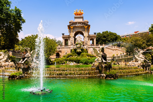  Fountain at Parc de la Ciutadella photo
