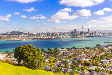 Crédence de cuisine Nouvelle-Zélande Horizon d'Auckland en Nouvelle-Zélande  © A. Karnholz
