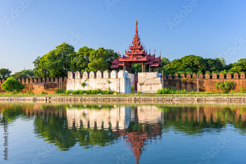 Mandalay Palace Moat in Mandalay, Myanmar