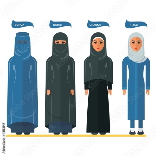 arabian woman headscarf