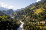 Mountain landscape in Annapurna Region, Nepal
