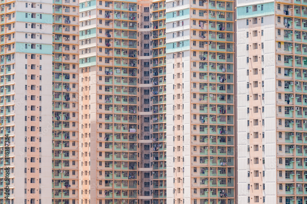 High rise apartment building