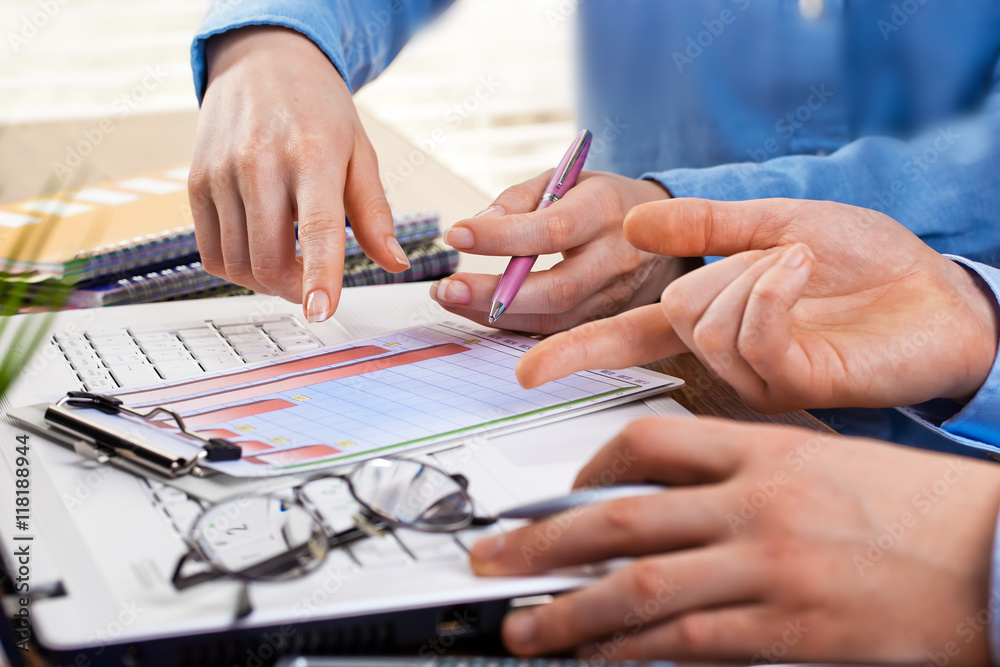 Fototapeta premium Business accounting