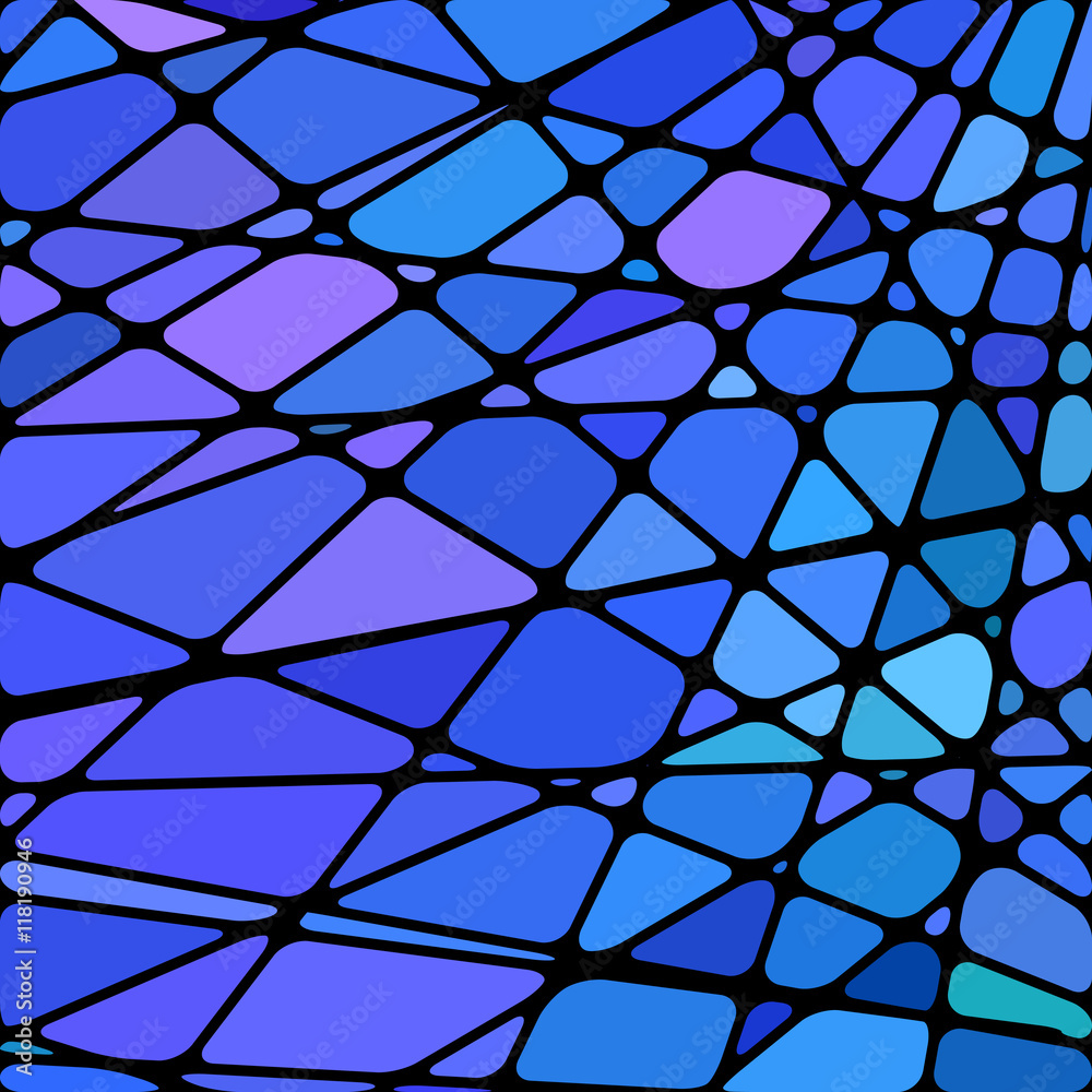 Naklejka premium abstract vector stained-glass mosaic background