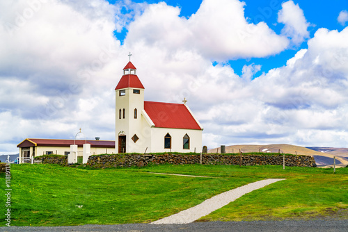 View of Church NE of Modrudalur