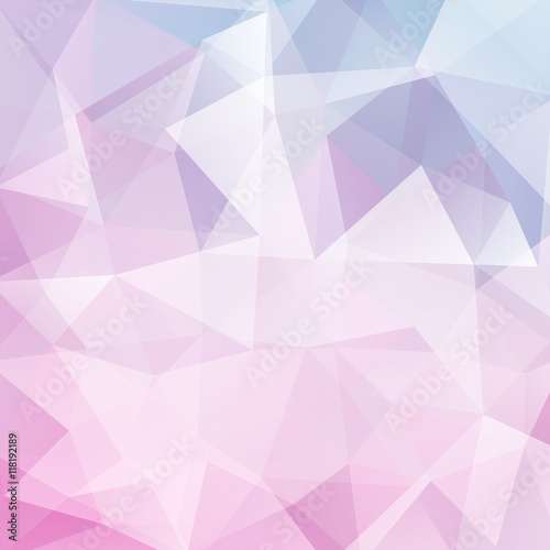 Abstract polygonal vector background. Geometric vector illustration
