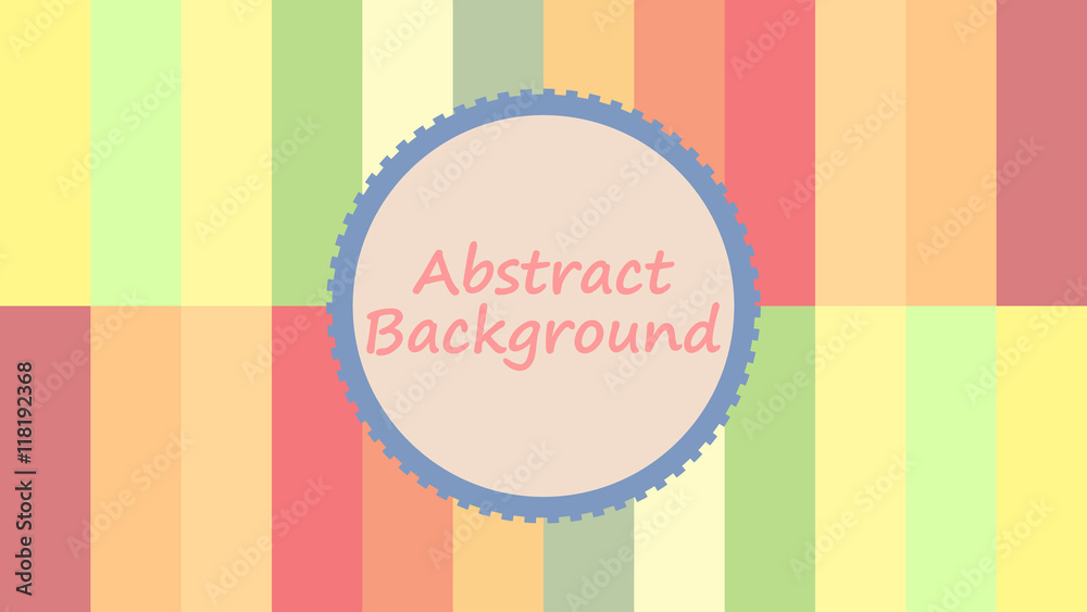 frame colorful background abstract art vector