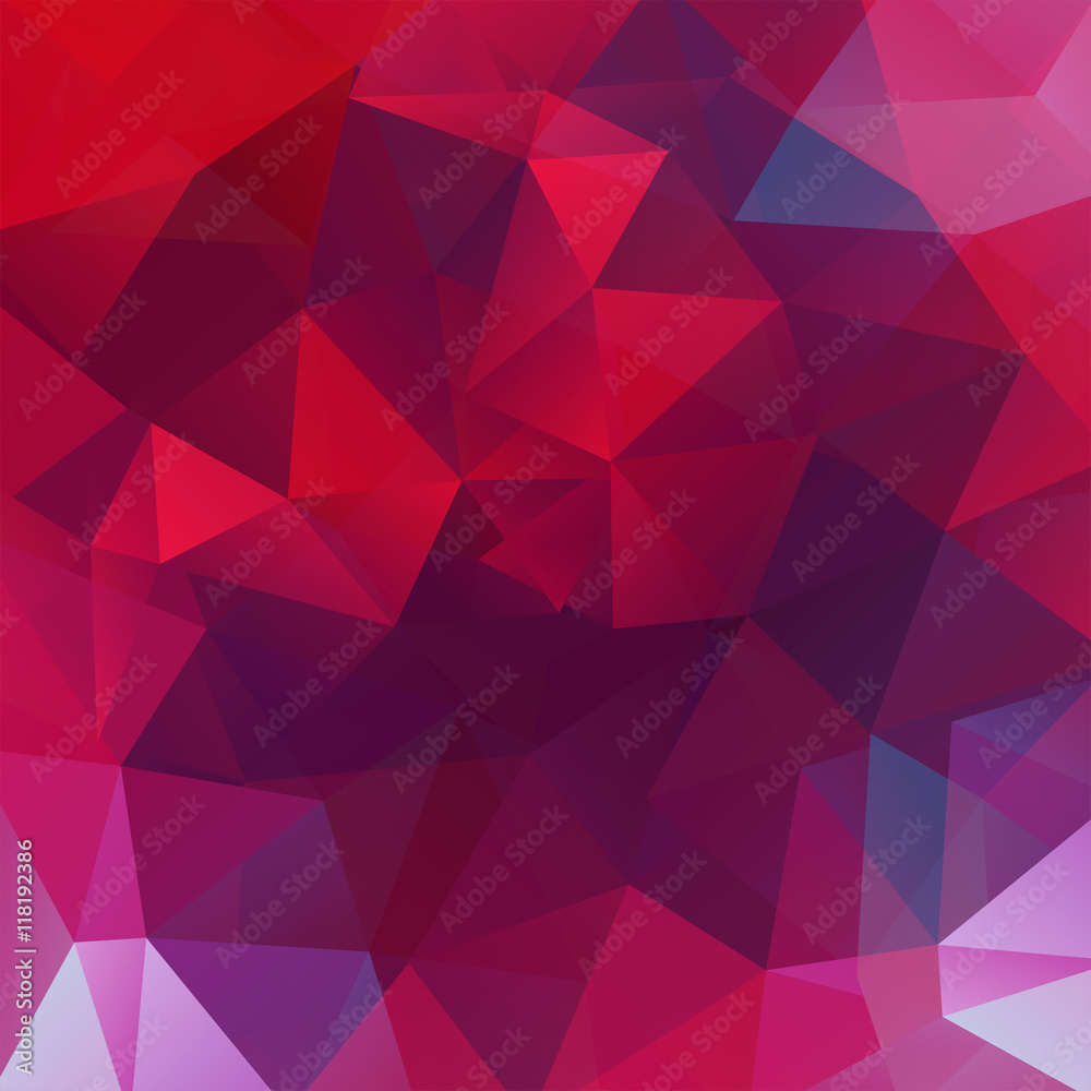 Fototapeta premium abstract background consisting of triangles, vector illustration