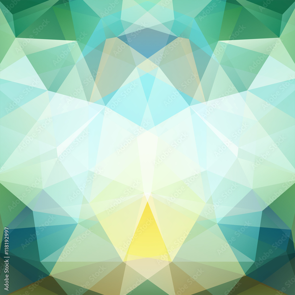 Abstract background consisting of green triangles. Abstract background consisting of green triangles.