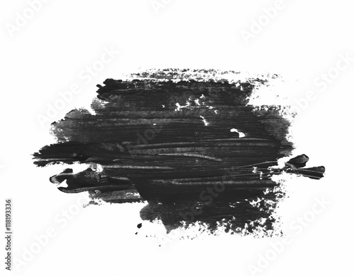 Splash of paint strokes isolated