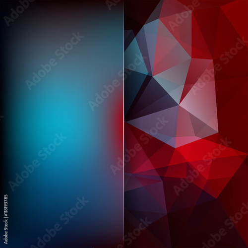 Abstract mosaic background. Triangle geometric backdrop. Design