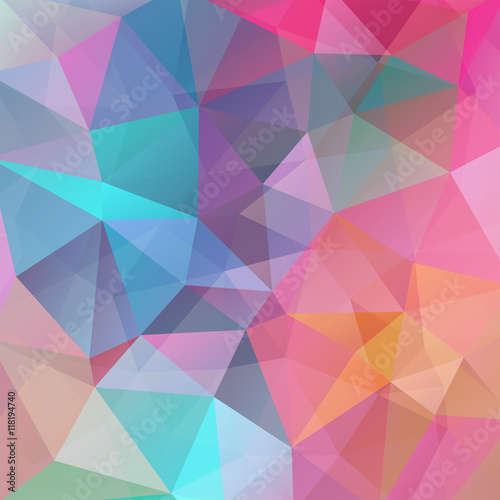 abstract background consisting of triangles  vector illustration